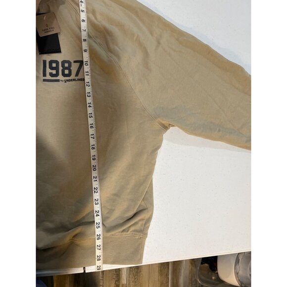 Men's Just Attitude 1987 By Underlined Classic Fleece Oversized Fit Sweats XL - Picture 6 of 9